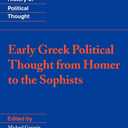Early Greek Political Thought from Homer to the Sophists (Cambridge Texts in the History of Political Thought)