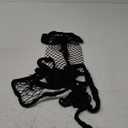 Charmnight Womens High Waist Tights Fishnet Stockings Thigh High Pantyhose (One Size, Black-g5)