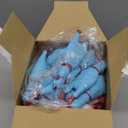 Honoson 50 Pcs Rubber Chickens Squeak Screaming Chicken Novelty Bulk Dog Toys for Pets Dogs Adults, 6.3 Inch(Light Color)