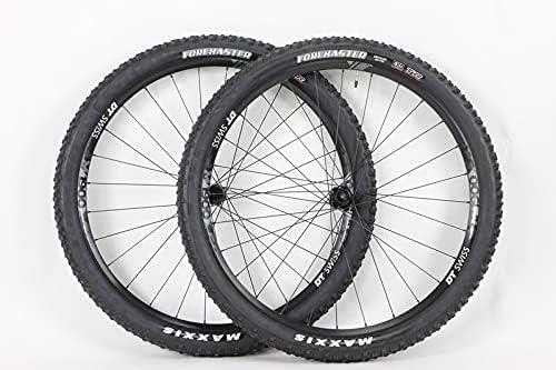 29 inch DTS DT Swiss M1900 S12 Microspline Centerlock 29er Wheel Set with Forekaster 29 x 2.35 Tire and Tubes!