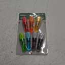 Set of 7 Colorful Magnetic Multi-Clips to Hang Documents or Close Bags #16499, 1 Pack of 7 Clips