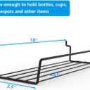 Pegboard Shelves, Peg Board Hooks, for Organizing Various Tools, 4 Packs, Black