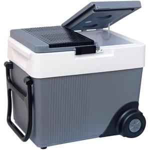 Koolatron Portable Cooler - Electric Cooler for Car, Camping, Travel, 12 V Insulated Hard Sided Refrigerator for Vehicle, Boat, Truck, No Ice Cooling, Cools Drinks,Food for Road Trip, 33 qt