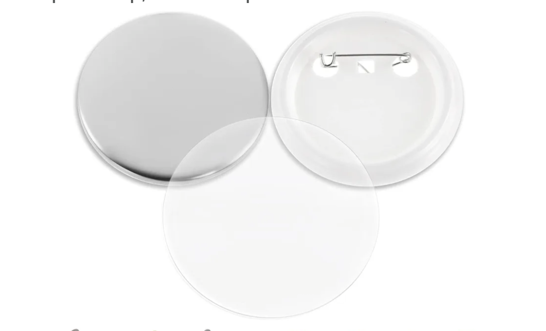 BEAMNOVA 500 Sets of Round Button Parts Supplies 75mm / 2.95 in (Approx. 3 inch) for Button Maker Machine DIY Pin Maker, Every Set Includes Tinplate Top, Plastic Clip Bottom & Plastic Film BEAMNOVA 500 Sets of Round Button Parts Supplies 75mm / 2.95 in (Approx. 3 inch) for Button Maker Machine DIY Pin Maker, Every Set Includes Tinplate Top, Plastic Clip Bottom & Plastic Film