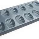 Fox Run Non-Stick Madeleine Pan, Carbon Steel, 12-Cup,Grey