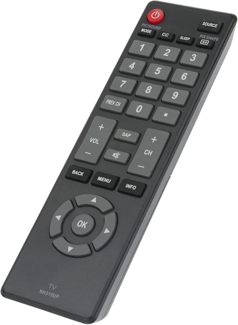 NH315UP Universal TV Remote Compatible with Sanyo TV FW43D25F FW50D36F FW55D25F FW32D06F FW50D48F FW40D36F FW32D06F-B FW32D06FB