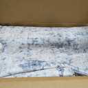 8x10 Area Rugs Washable Abstract Rug for Living Room Bedroom Blue