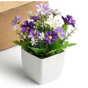 Mini Artificial Potted Flower Set (Multi-Pack)