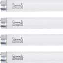 18 Inch T8 F15W U/V BL Replacement Bulbs, Tube for 30W Device, Black Light Bulbs, 365-nm Black Light, G13 Bulbs, 4 Pack