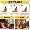 Jadkysarh Boot Stretcher Women Men, Professional Shoes Stretcher Adjustable Boot Widener for Sneakers Leather Shoes (Large)