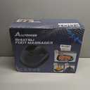 Shiatsu Foot Massager with Heat,Vibration,Air Compression and Deep Kneading for Plantar Fasciitis, Neuropathy,Improve Foot Wellness,Gifts for Women & MenBlack