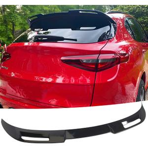 Rear Window Spoiler Roof Wing Fit for Alfa Romeo Stelvio 2018-2025 Ti/Sprint/Sport/Veloce/Quadrifoglio, Gloss Black Sport Style Tailgate Top Wing Lip Exterior Accessories