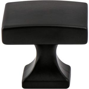 Berenson 1203-1055-P 1-3/8" Long knob Matte Black, 10pcs