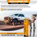 AUTOBOO 22"+22" Windshield Wipers Replacement for Dodge Ram 1500/2500/3500/4500 2009 2010 2011 2012 2013 2014 2015 2016 2017 2018-Original Factory Quality (Pack of 2)