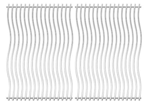 Cmanzhi S8C011 (2-Pack) 17 3/4" Stainless Steel Solid Rod Cooking Grids Replacement for Napoleon Prestige PRO 500 Grills