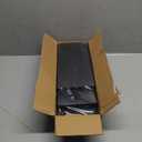 BAYKA Wall Mounted Floating Shelves, Wood Floating Wall Shelf for Books & Decor, Small Space-Saving Display & Organizer, Black, Set of 4