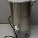 SYBO SR-CP35C Commercial Grade Stainless Steel Percolate Coffee Maker Hot Water Urn for Catering, 30-Cup, 3.5L, Grey