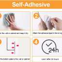 2Pack Tumbler Lid Organizer, Space Saver design for Tumbler/Stanley and Simple Modern Tumbler Lid With Self Strong Adhesive/Drilling, with Hook for Kitchen and Dining Storage Organization. (Silver)