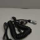 Universal 4 Pin Male Female RV Backup Camera Extension Cable Coil VMST Easy Connection Waterproof Connector Max Stretching 13 FT 4M for Trucks Trailers Camper Bus Vehicle Reverse Camera