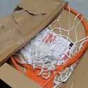 GoSports Regulation 18" Steel Basketball Rim - Choose from Fixed or Breakaway - Use for Replacement or Garage Mount