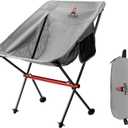 Portable Folding Camping Chair - Outdoor Compact Camping Chair for Adults, Lightweight Small Chair for Beach, Lawn, Backpacking by Croosseoutdoors