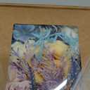 Ling's Moment Fake Flowers Box, Faux Greenery Stems Silk Rose Artificial Foam Gardenia for Wedding Bouquets Centerpieces Table Decorations Floral Arrangement, Powder Blue & Pale Lavender, Deluxe Combo