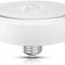 Bonlux Motion Sensor LED Ceiling Light Bulbs E26 Medium Base, 15W PIR UFO Motion Activated Night Light 150W Equivalent Auto On/Off for Hallway Stairs Depot Kitchen Bathroom, Warm White 3000K