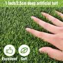 Kesfey Grass Table Runner 12 x 72 Inch Synthetic Grass Rug Roll Durable Green Waterproof Artificial Tabletop Decoration Tailorable Table Runners for Golf Themed Party Decorations Tea Outdoor Banquet