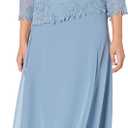 J Kara Womens J Kara Women's 3/4 Sleeve Beaded Dress (18)