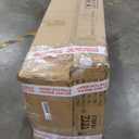 DWVO Queen Size Bed Frame with Bookcase Headboard and 4 Storage Drawers, RGB LED Bed Frame with Type-C & USB Charging Station Storage Headboard Bed, No Box Spring Needed, Noise Free, Antique White