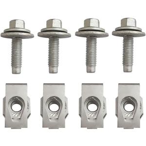 4034A Front Skid Plate Filter Nuts & Bolts Steel Fits for 2015-2024 Ford F-150 Expedition Lincoln Navigator (4-Pack)