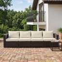 8 Piece Patio Cushion Covers Replacement, Beige