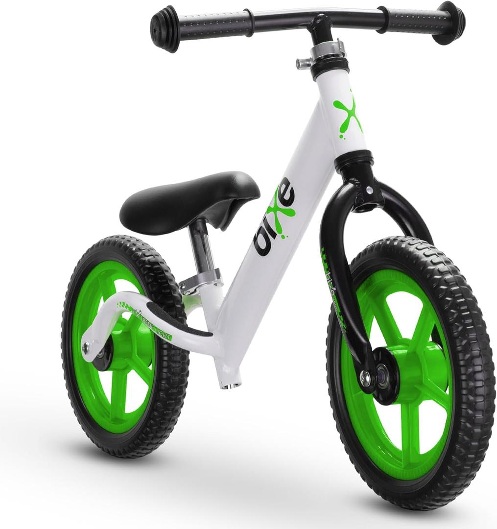 Aluminum Balance Bike for Kids and Toddlers - (Lightweight - 4LBS) - Toddler Bike - No Pedal Sport Training Bicycle - Bikes for 18 Months to 2, 3, 4, 5, 6 Year Old - Green