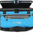 Titan by Arctic Zone Deep Freeze Cooler - 48 Can Zipperless Hardbody Cooler with Deep Freeze Insulation, HardBody Liner, and SmartShelf - Process Blue