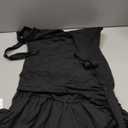 MiiVoo Women Sexy Halter Deep V Neck Ruched Bodycon Dress Summer Backless Cocktail Club Party Short Mini Dresses (US, Alpha, Medium, Regular, Regular, Black)