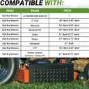 Advanced Chute System ACS6000B, Compatible with Bad Boy Mowers,Replace Part Number 088-6000-00, 088600000, Mower Chute Blocker for 54/60/61/72 inch Deck