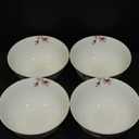 MALACASA Small Bowls, 14 Ounce Ice Cream Bowl, Stoneware Dessert Bowls Set of 4 with for Snack, Chip, Fruits, Side Dishes - 4.5 Inch, Arctic White k