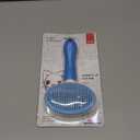 Depets Self Cleaning Slicker Brush, Dog Cat Bunny Pet Grooming Shedding Brush - Easy to Remove Loose Undercoat, Pet Massaging Tool Suitable for Pets with Long or Short Hair