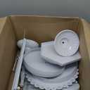 Hedume 10-Set Cake Stands, Metal Cupcake Stand Set with Multiple Combination Styles, Dessert Plate Cake Serving Tray Candy Fruit Display Tower for Wedding, Birthday Party, Anniversary, Baby Shower