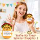 2 Pack Keyrose Best Friend Birthday, Cute Mini Positive Crochet Taco, Small Funny Handmade Emotional Support Taco