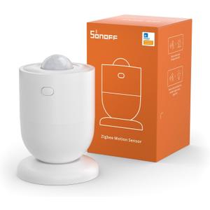 SONOFF SNZB-03P Zigbee Motion Sensor, 3-Year Battery Life, for Alert System and Automations Wireless Motion Detector, SONOFF Zigbee Bridge Required, Batteries Included (1 Pack)