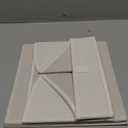 GRANNY SAYS Closet Storage Bins, Clothes Organizer and Storage Bins, Trapezoid Storage Boxes with Handles, Storage Baskets for Shelves, Pearl White, Medium, 3-Pack