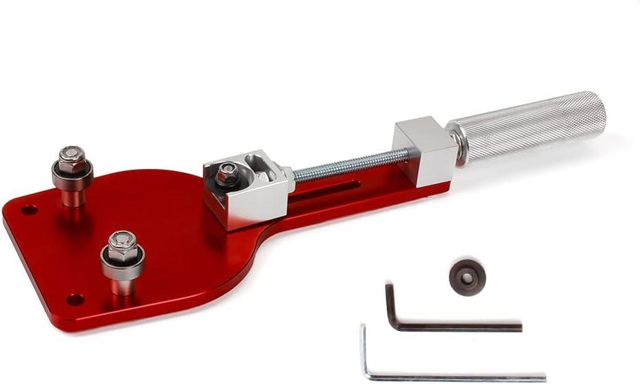 77750 Oil Filter Cutter,Aluminum Alloy Oil Filter Cutter Inspection Tool,for Filter Cutting Range 2-3/8"- 4-3/4"(Alloy Aluminum Red)