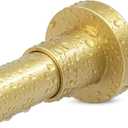 YNL Gold Shower Curtain Rod 32-80 Inch(2.7-6.6ft), Non Slip, Never Rust, No Drill Stainless Steel Spring Tension Shower Rod, Adjustable Tension Rod for Bathroom