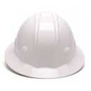 White Industrial Safety Helmet, ANSI Approved 6-Point Ratchet Suspension Approved OSHA Hard Hats for Construction and Industrial Applications