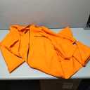fun shack Men's Prisoner Costume, Orange Jail Inmate Jumpsuit, Adult Prison Outfit for Halloween or Costume Parties, M