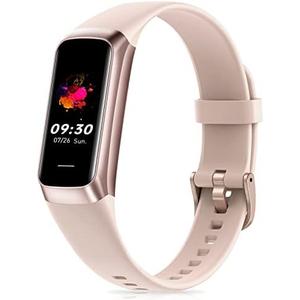 Zeacool Fitness Tracker with 24/7 Heart Rate, Blood Oxygen Blood Pressure Sleep Monitor, Activity Trackers 5 ATM Waterproof,Step Calorie Counter Pedometer Health Smart Watch for Women Men Pink