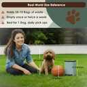 Small Dog Poop Trash Can Outside  6L/1.6 Gallon Dog Small Trash Can with Lid, Odor-Locking Carbon Filter System, Hands-Free Stainless Steel Pedal, Easy-Clean Removable Bucket, Sage Green