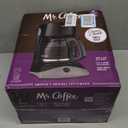 Mr. Coffee Black Coffee Maker, 12 Cups, with Auto Pause and Glass Carafe, Perfect for Home and Office Use