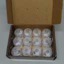 12 Pack Flameless Tea Lights Candles Battery Operated, Crystal Led Tealight Candles,Votive Electric Fake Candles for Valentines Wedding Diwali Christmas Decorations